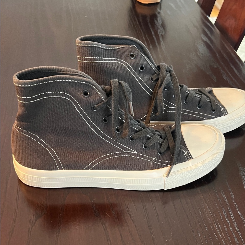 James Perse Charcoal Womens Sneakers